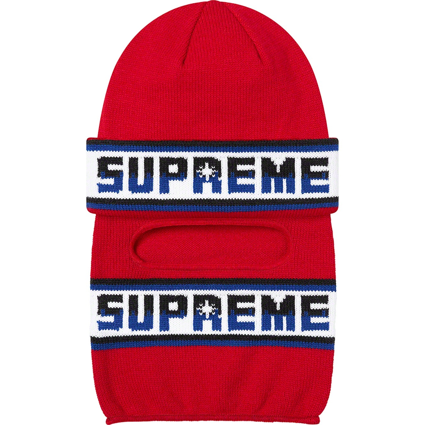 Double Logo Facemask Beanie view 6